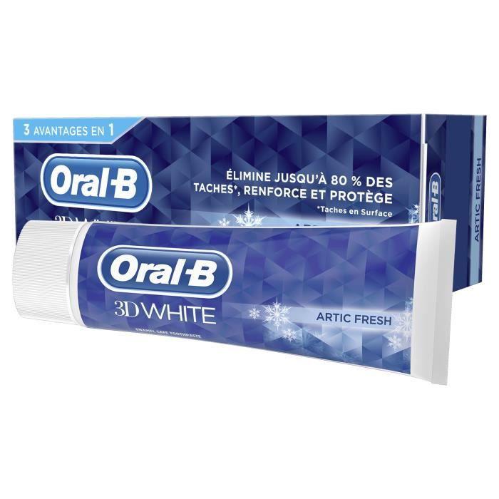 Oral B Dentifrice Crest 3D White