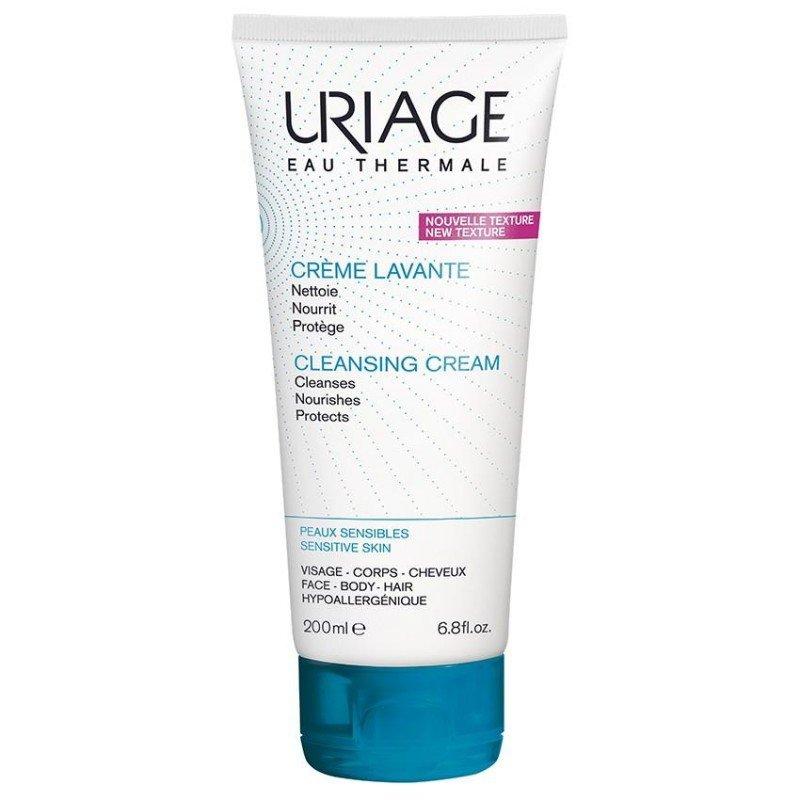 Uriage Crème Lavante  Visage-Corps-Cheveux Peaux Sensibles 200ml