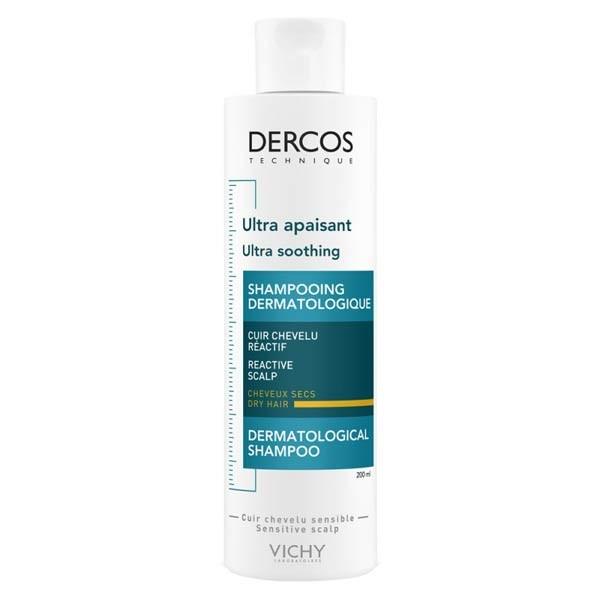 Vichy Dercos Ultra Apaisant Shampoing Sans Sulfate Cheveux Secs Flacon 200ml