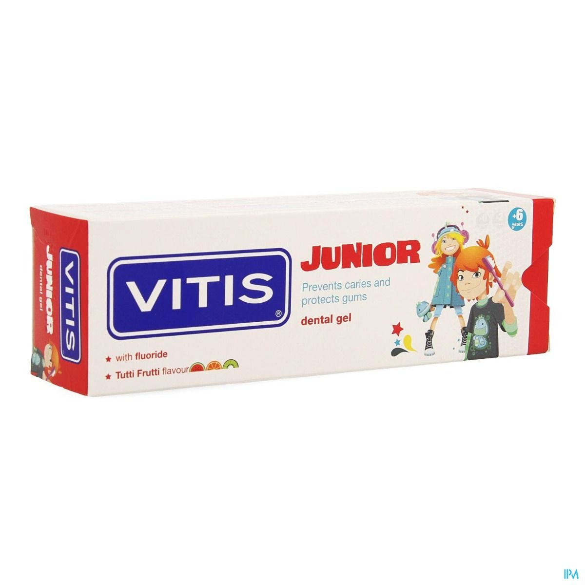 Vitis Dentirice Gel Junior +6ans 75Ml